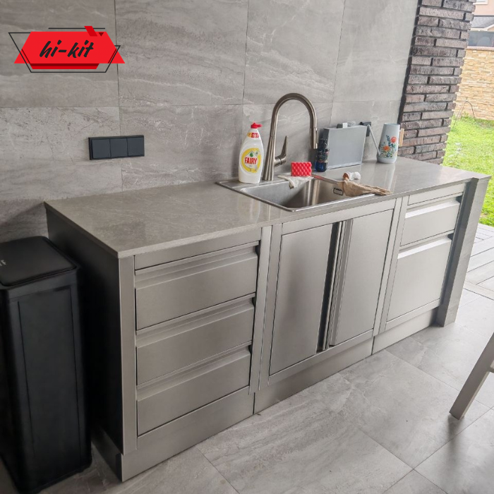 Уличная кухня Modulyen Grey Matte