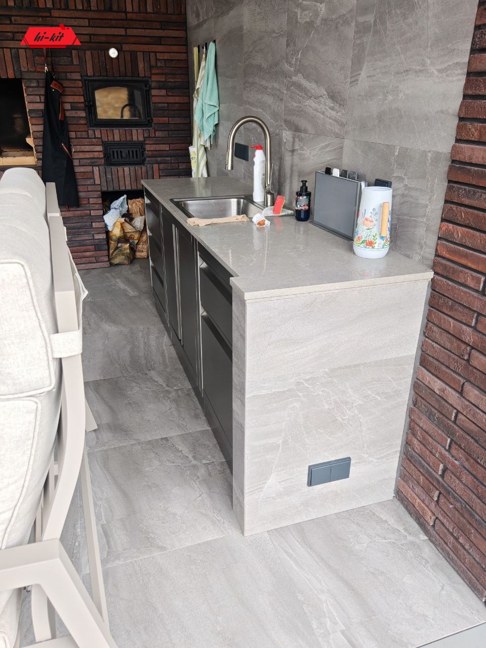 Уличная кухня Modulyen Grey Matte