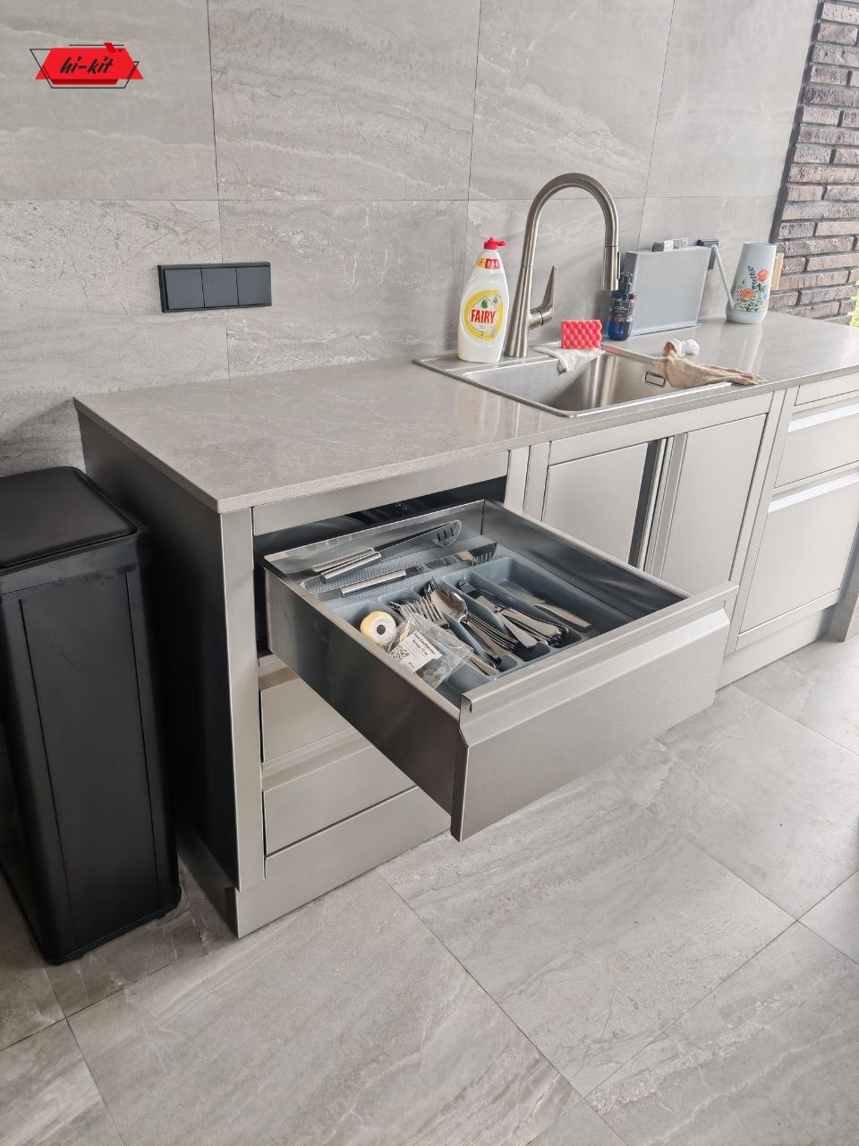 Уличная кухня Modulyen Grey Matte