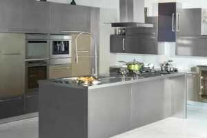 Металлическая кухня в Минске от производителя