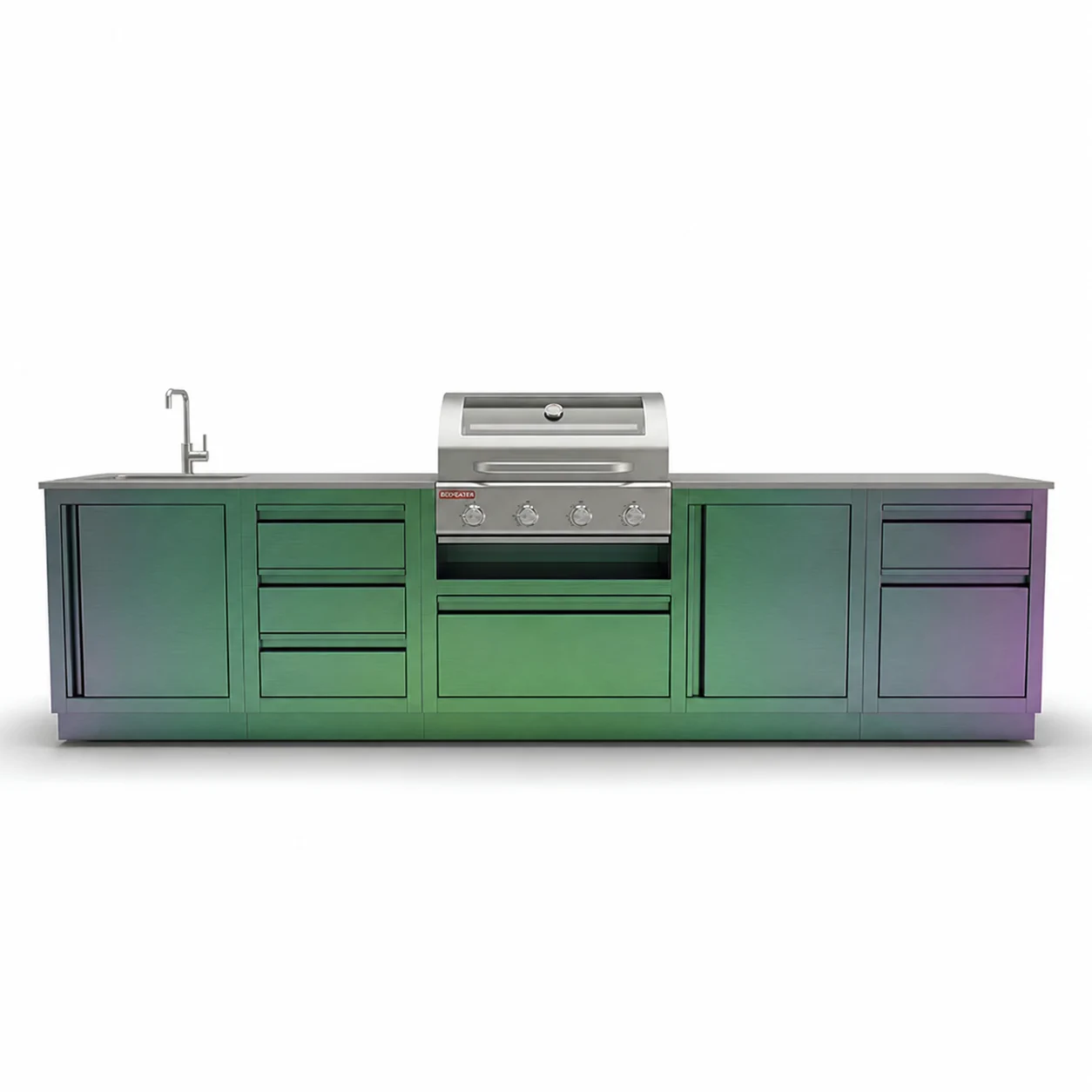 Гриль Кухня Ecl 4  3.365м Blum — Хамелеон