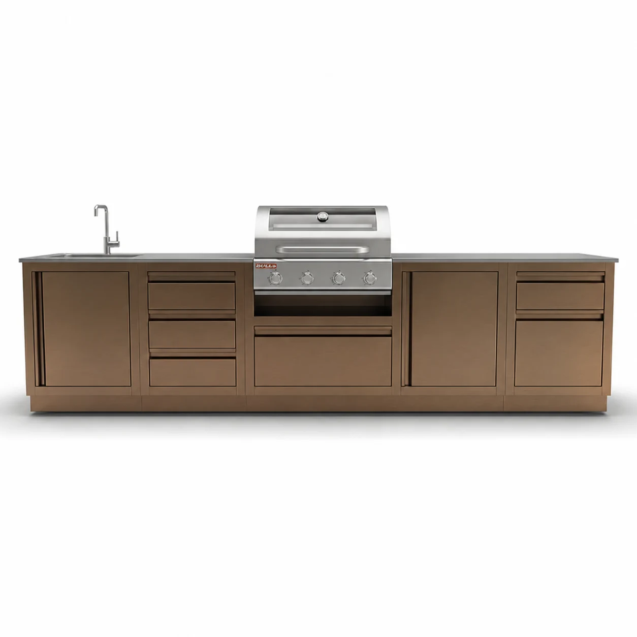 Гриль Кухня Ecl 4  3.365м Blum — Бронза