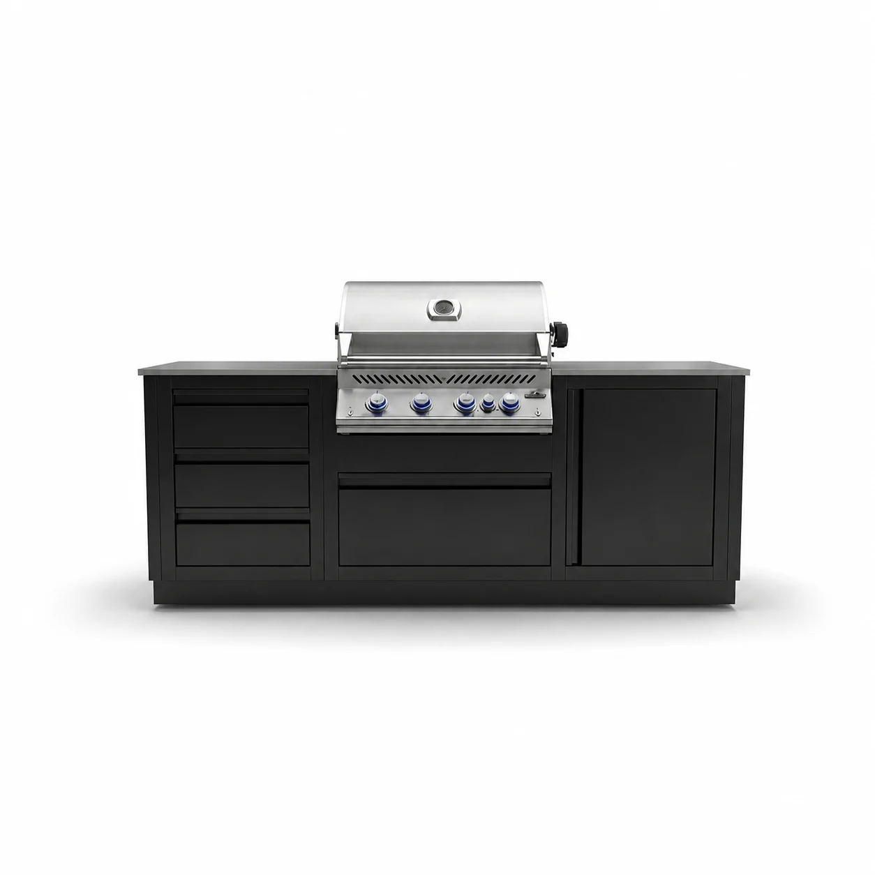 Гриль Кухня Napoleon Big32 2.1м Blum — Чёрный